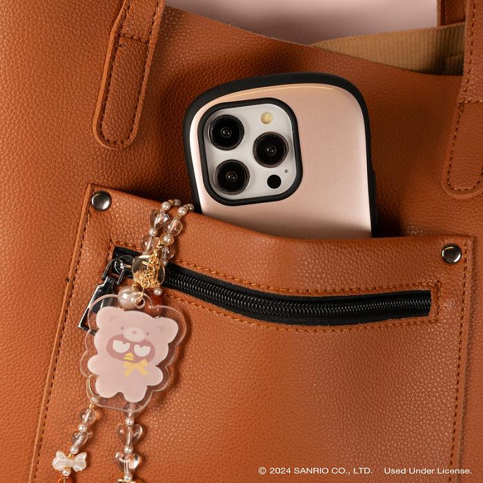 Hello Kitty Badtz-maru Latte Bear Beaded Charm Mobile Phone Wrist Strap Rosas | CL_HK75063