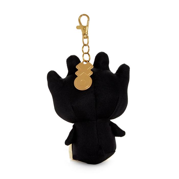 Hello Kitty Badtz-maru Mascot Keychain (Denim Series) Negras | CL_HK48527