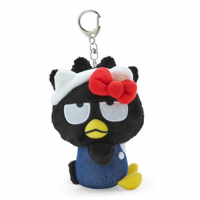 Hello Kitty Badtz-maru Mascot Keychain Plush (Hello, Everyone! Series) Negras | CL_HK96774