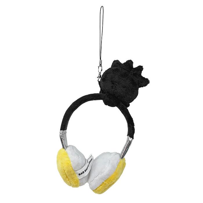 Hello Kitty Badtz-maru Plush Headphones Bag Charm Negras | CL_HK40046