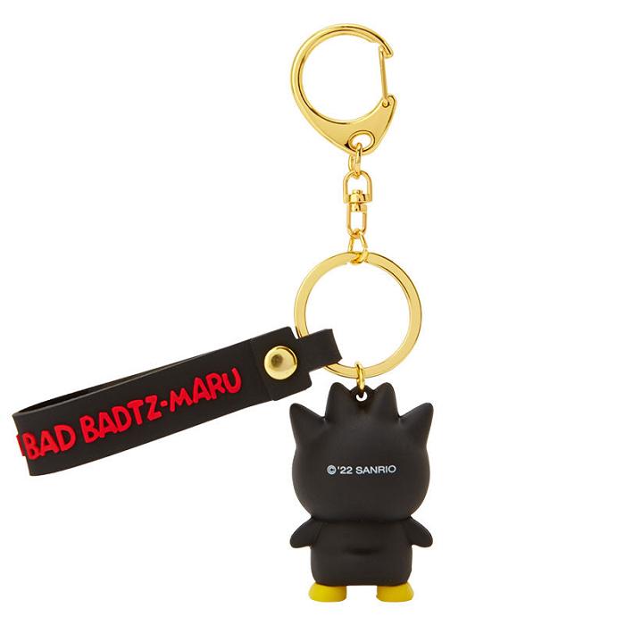 Hello Kitty Badtz-maru Signature Keychain Negras | CL_HK46686