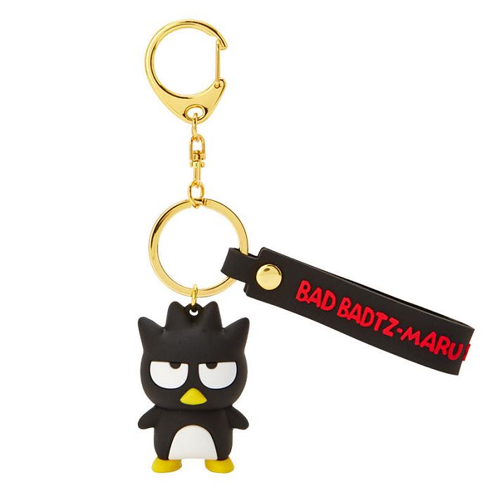 Hello Kitty Badtz-maru Signature Keychain Negras | CL_HK46686