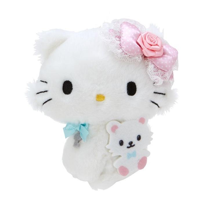 Hello Kitty Charmmy Kitty Plush Mascot Keychain Blancas | CL_HK65014