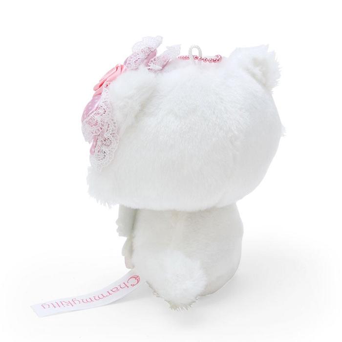 Hello Kitty Charmmy Kitty Plush Mascot Keychain Blancas | CL_HK65014