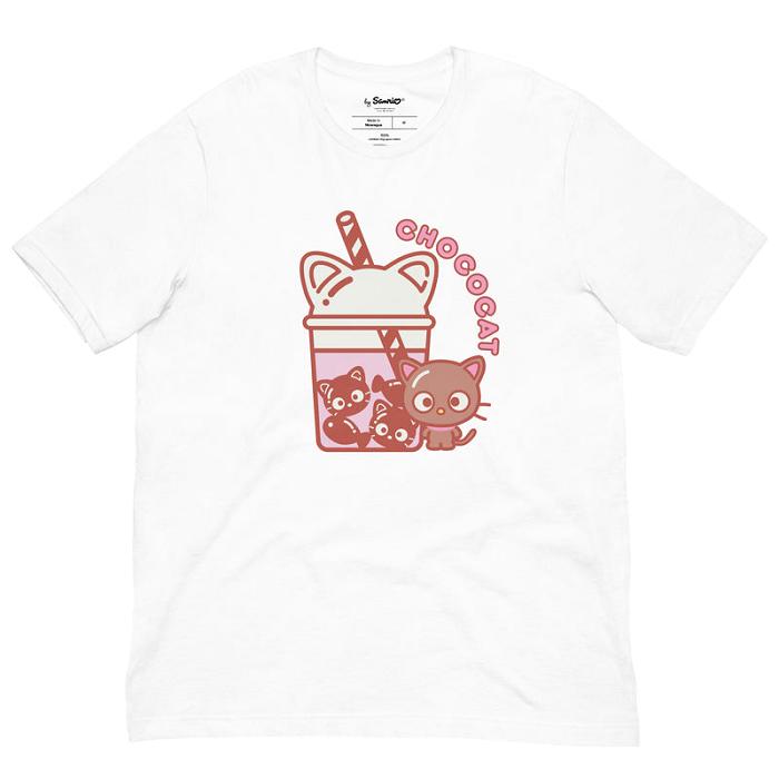 Hello Kitty Chococat Bubble Tea Tee Creme | CL_HK45808