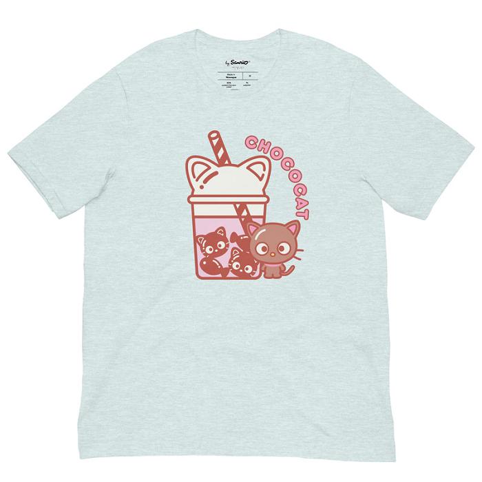 Hello Kitty Chococat Bubble Tea Tee Creme | CL_HK45808