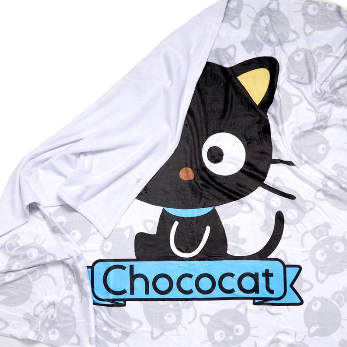 Hello Kitty Chococat Classic Throw Blanket Negras | CL_HK31312