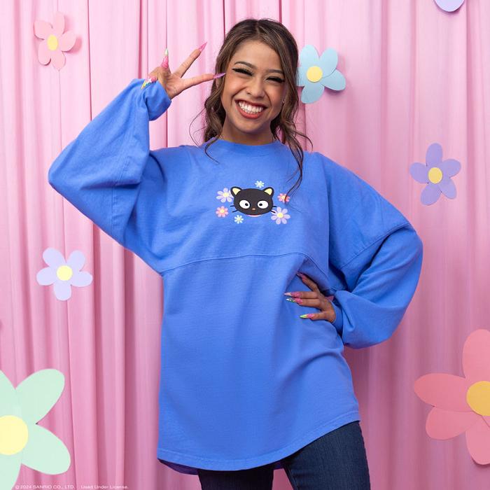 Hello Kitty Chococat Flowers JapanLA Spirit Jersey Azules | CL_HK87447