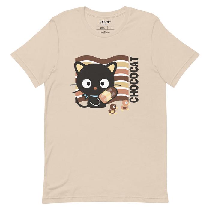 Hello Kitty Chococat Neopolitan Ice Cream Tee Rosas | CL_HK93328