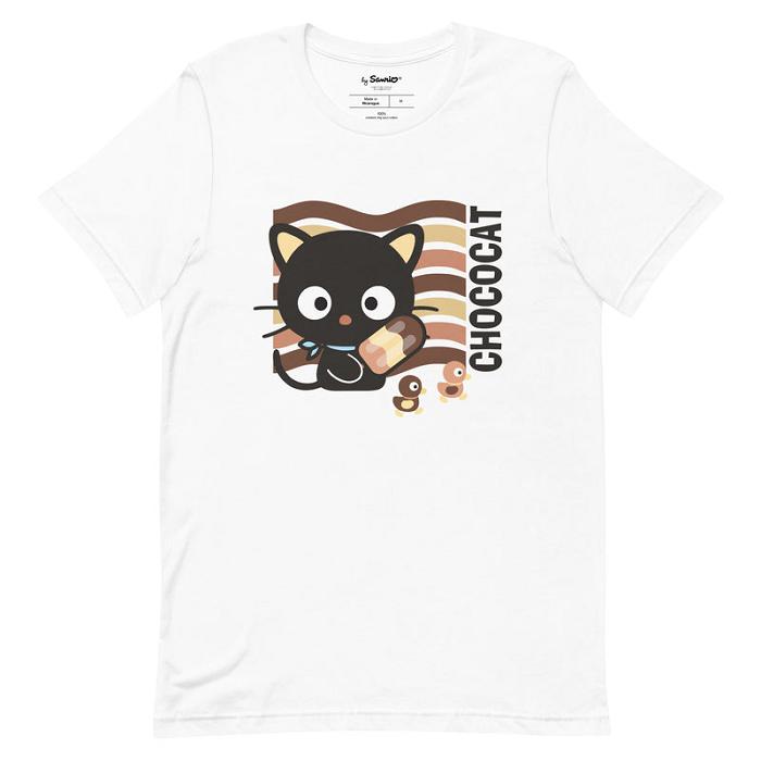 Hello Kitty Chococat Neopolitan Ice Cream Tee Rosas | CL_HK93328