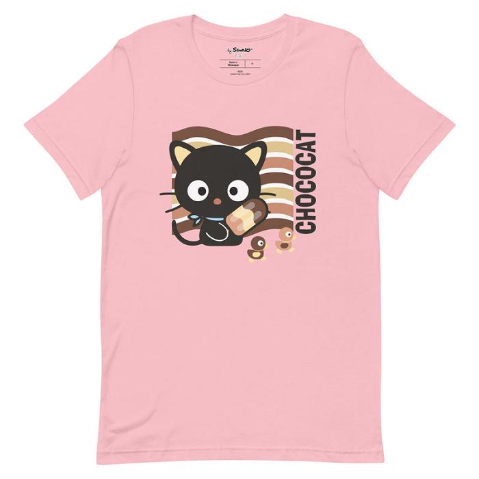 Hello Kitty Chococat Neopolitan Ice Cream Tee Rosas | CL_HK93328