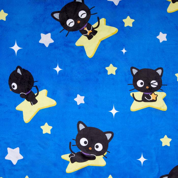 Hello Kitty Chococat Starry Night Throw Blanket Azules | CL_HK67497