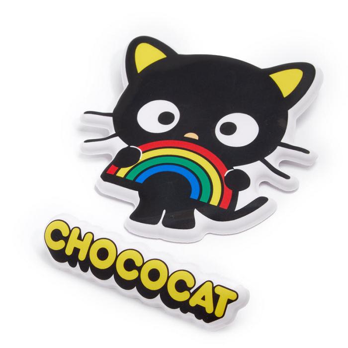 Hello Kitty Chococat x Pipsticks Big Puffy Sticker Negras | CL_HK15780