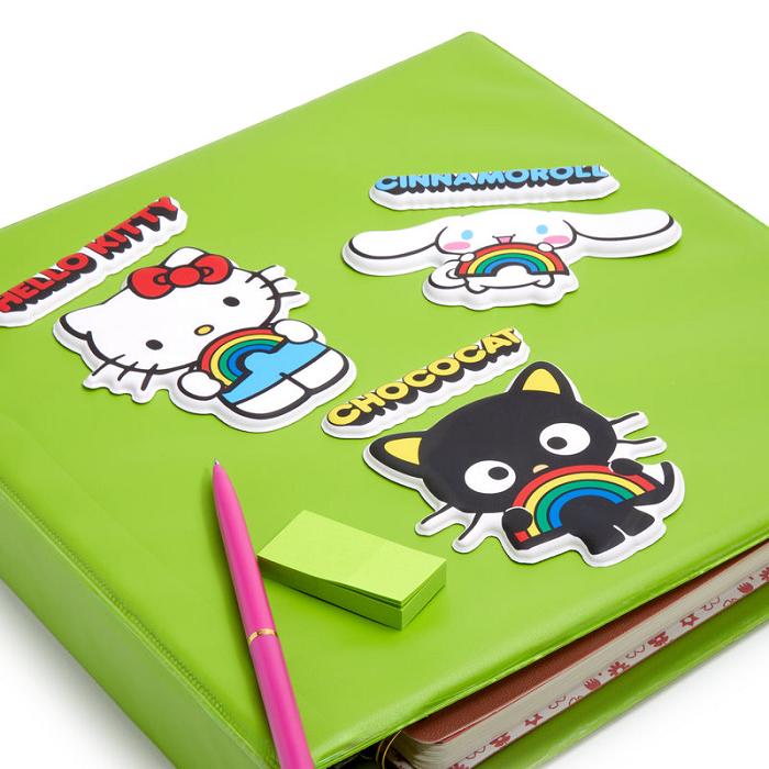 Hello Kitty Chococat x Pipsticks Big Puffy Sticker Negras | CL_HK15780