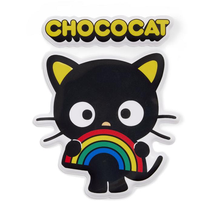 Hello Kitty Chococat x Pipsticks Big Puffy Sticker Negras | CL_HK15780