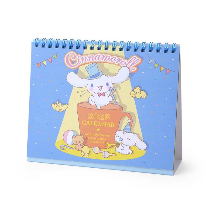 Hello Kitty Cinnamoroll 2025 Desk Calendar Multicolor | CL_HK45978