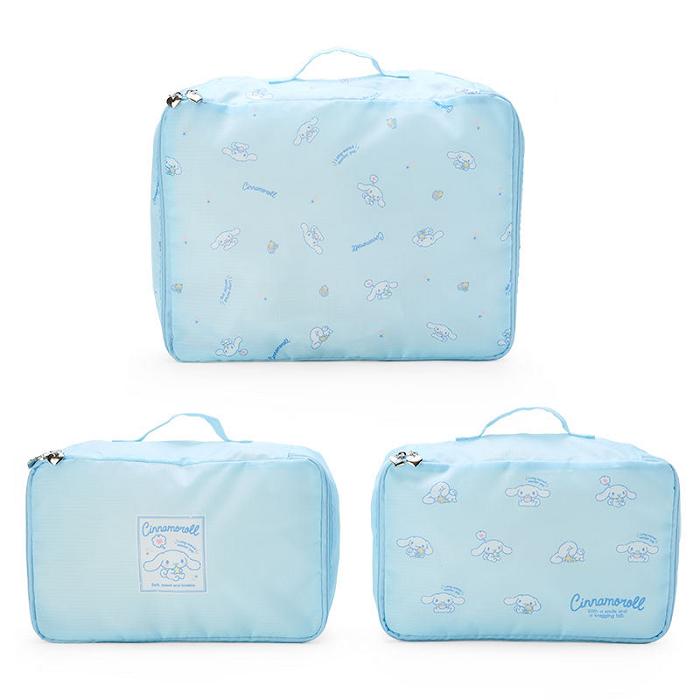 Hello Kitty Cinnamoroll 3-Piece Packing Cube Set Azules | CL_HK42655