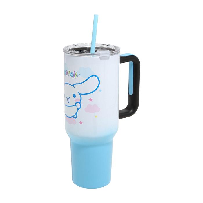 Hello Kitty Cinnamoroll 40oz Stainless Steel Travel Tumbler Azules | CL_HK63021