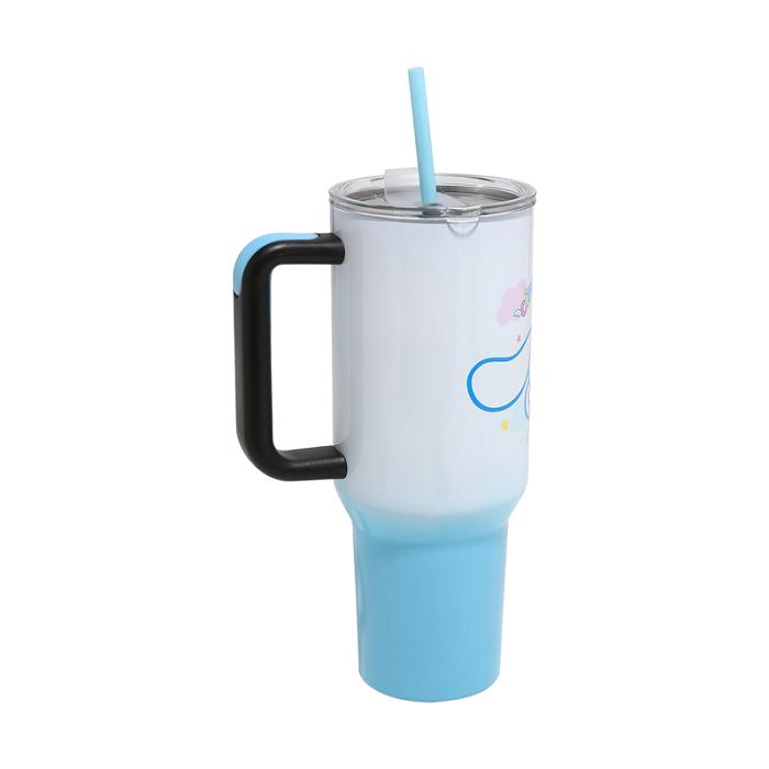 Hello Kitty Cinnamoroll 40oz Stainless Steel Travel Tumbler Azules | CL_HK59656