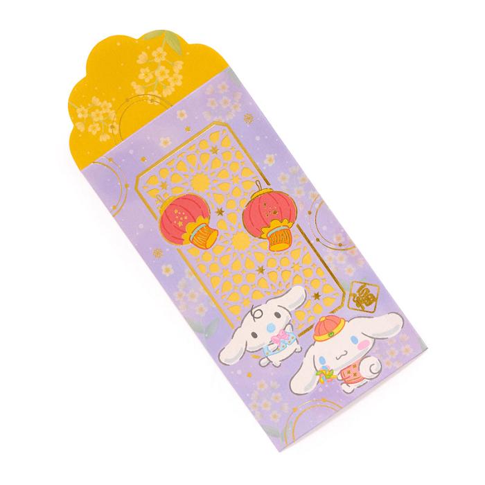 Hello Kitty Cinnamoroll 6-pc Laser-Cut Enclosure Envelopes Moradas | CL_HK13430