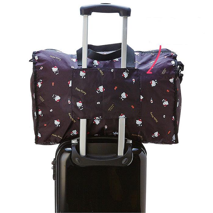 Hello Kitty Cinnamoroll All-Over Print Foldable Weekender Bag Azules | CL_HK55017