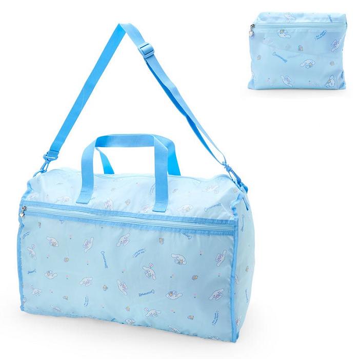 Hello Kitty Cinnamoroll All-Over Print Foldable Weekender Bag Azules | CL_HK55017