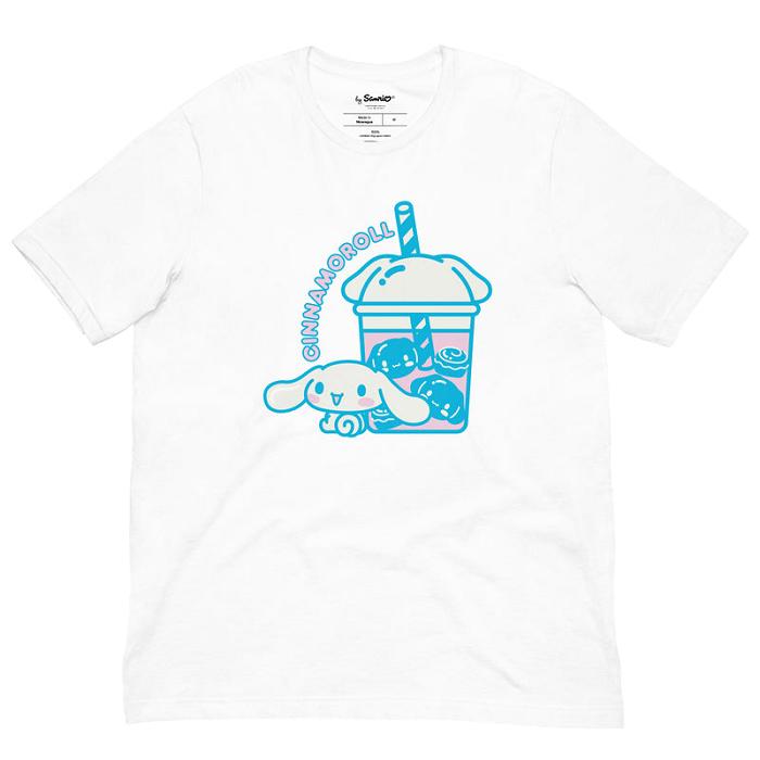 Hello Kitty Cinnamoroll Bubble Tea Tee Azules | CL_HK49119