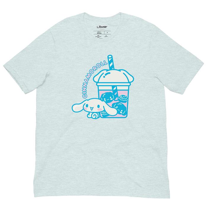 Hello Kitty Cinnamoroll Bubble Tea Tee Azules | CL_HK49119