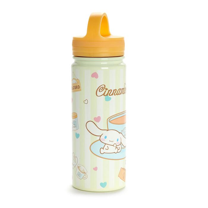 Hello Kitty Cinnamoroll Café Stainless Steel Water Bottle Beige | CL_HK14064