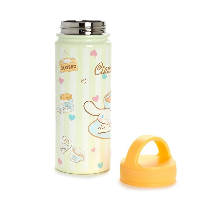 Hello Kitty Cinnamoroll Café Stainless Steel Water Bottle Beige | CL_HK14064