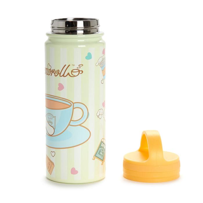 Hello Kitty Cinnamoroll Café Stainless Steel Water Bottle Beige | CL_HK23527