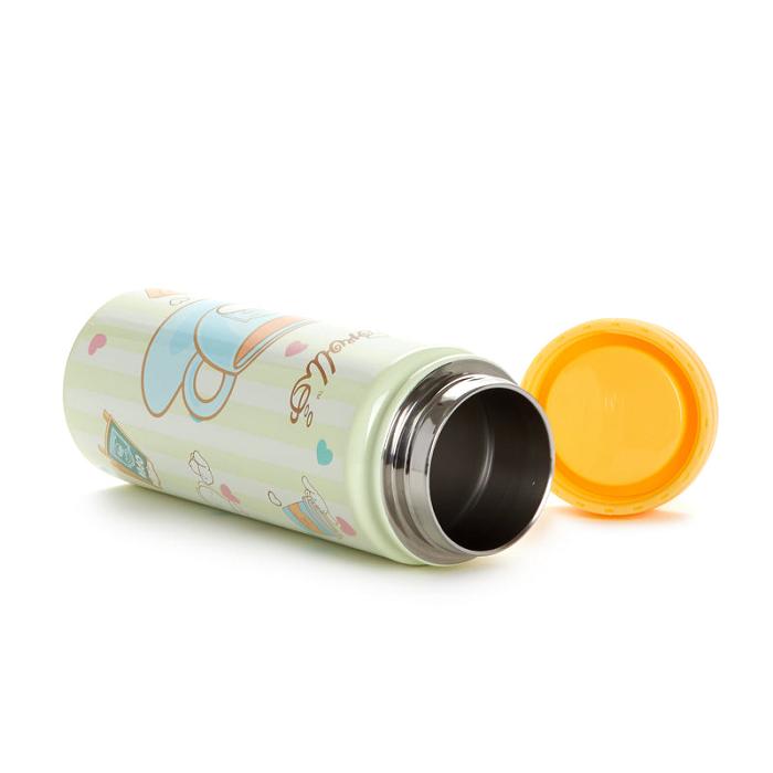 Hello Kitty Cinnamoroll Café Stainless Steel Water Bottle Amarillo | CL_HK15711