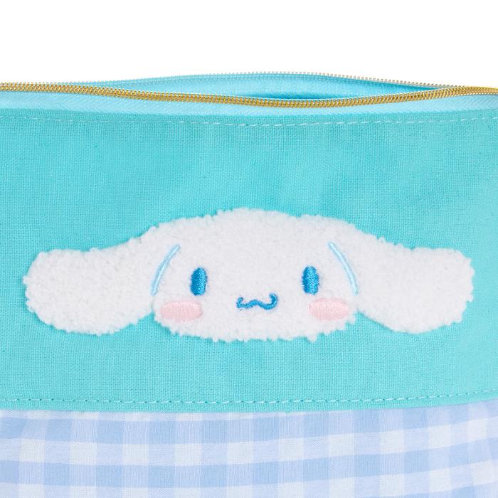 Hello Kitty Cinnamoroll Chenille Gingham Zipper Azules | CL_HK57850