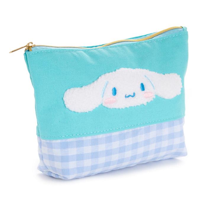 Hello Kitty Cinnamoroll Chenille Gingham Zipper Azules | CL_HK57850