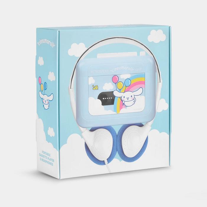 Hello Kitty Cinnamoroll Classic CP-81 Portable Cassette Player Azules | CL_HK65840