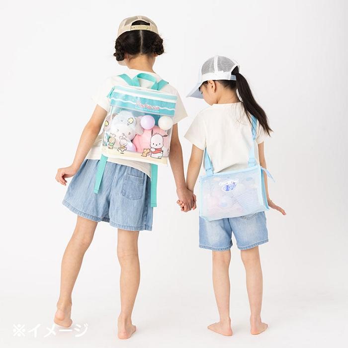 Hello Kitty Cinnamoroll Clear View Kids Backpack Azules | CL_HK25184