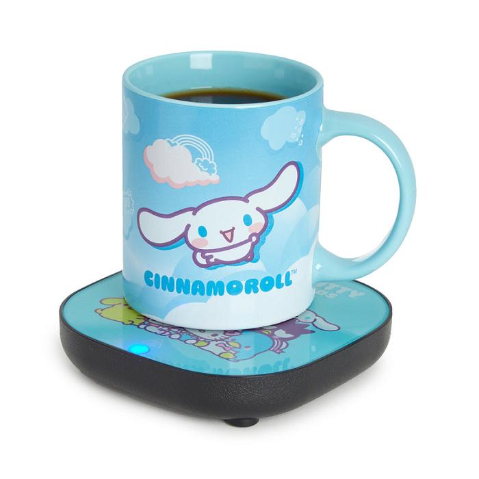 Hello Kitty Cinnamoroll Coffee Mug Warmer Set Azules | CL_HK36677