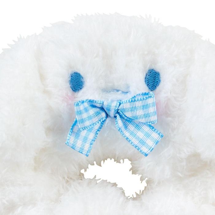 Hello Kitty Cinnamoroll Cozy Plush Scrunchie (Gingham Bow) Blancas | CL_HK64296