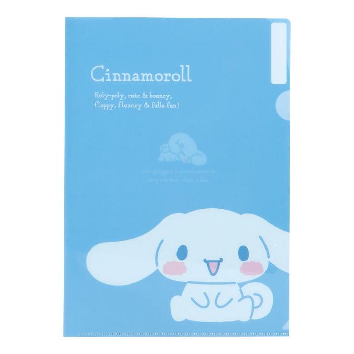 Hello Kitty Cinnamoroll Expressions 3-pc Clear File Folder Set Azules | CL_HK48998