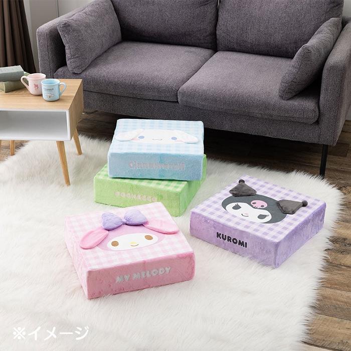 Hello Kitty Cinnamoroll Floor Face Cushion Blancas Azules | CL_HK19715