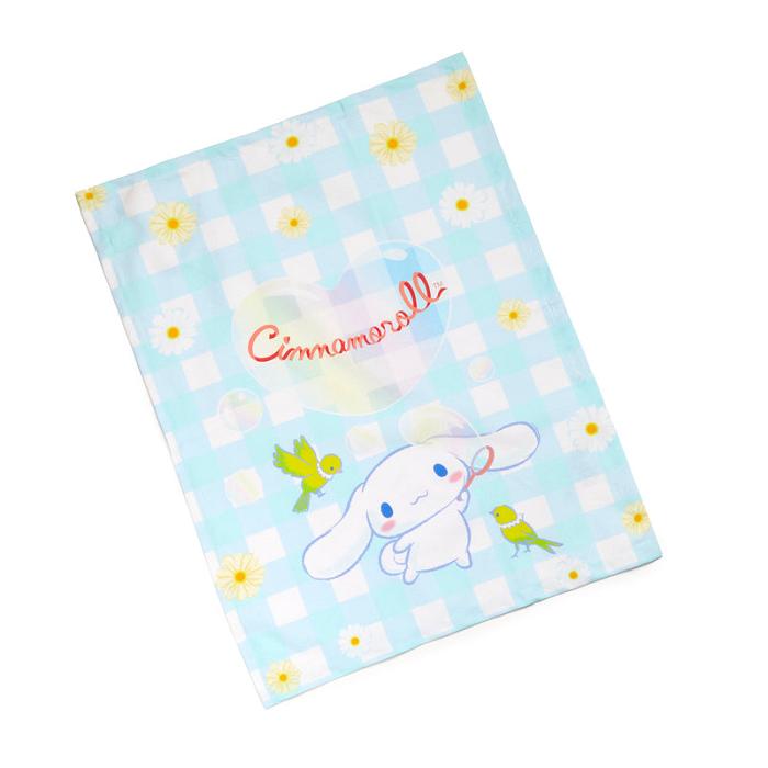 Hello Kitty Cinnamoroll Gingham Floral Kitchen Towel Set Azules | CL_HK38875