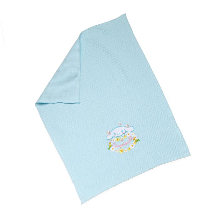 Hello Kitty Cinnamoroll Gingham Floral Kitchen Towel Set Azules | CL_HK38875