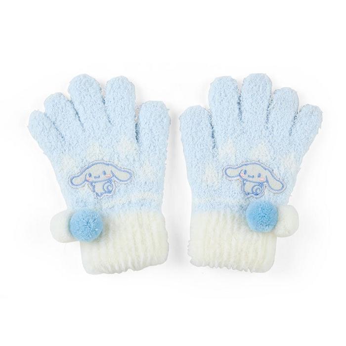 Hello Kitty Cinnamoroll Kids Cozy Gloves Azules Blancas | CL_HK20534