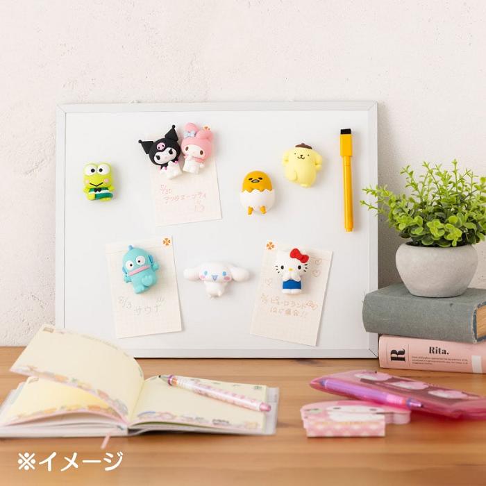 Hello Kitty Cinnamoroll Mini Mascot Magnet Blancas | CL_HK12898