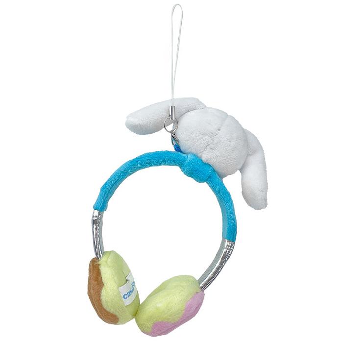 Hello Kitty Cinnamoroll Plush Headphones Bag Charm Blancas Azules | CL_HK99733