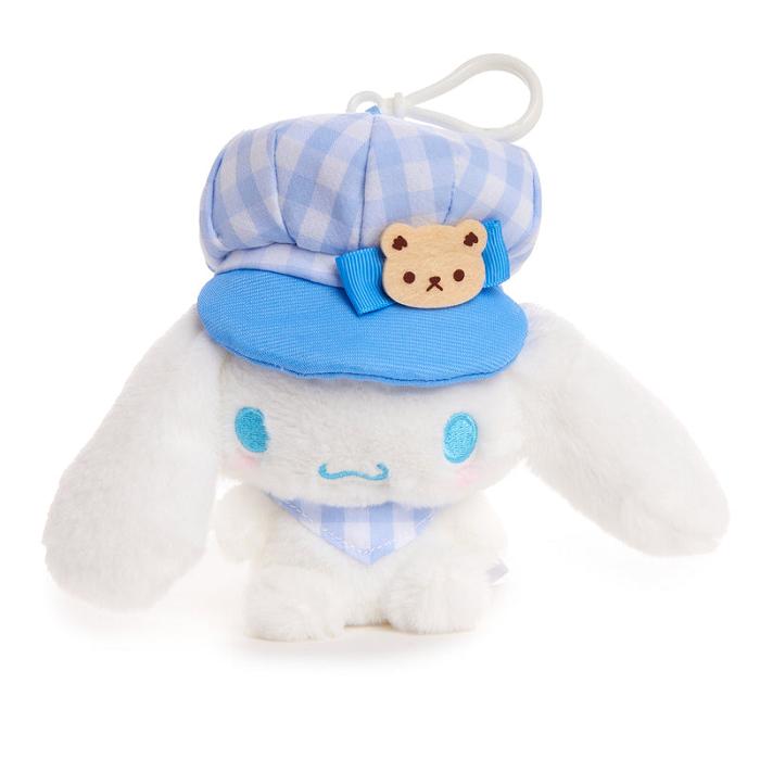 Hello Kitty Cinnamoroll Plush Mascot Clip (Gingham Cap Series) Blancas Azules | CL_HK53947