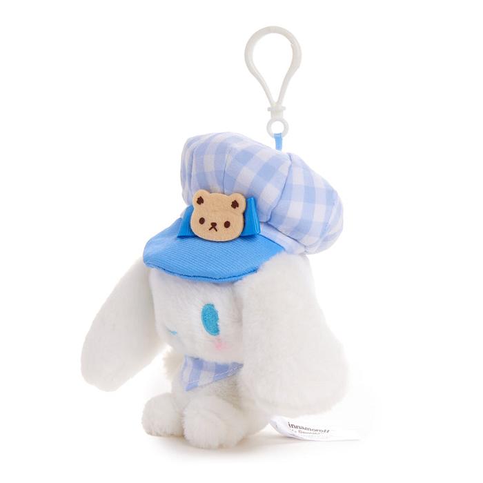 Hello Kitty Cinnamoroll Plush Mascot Clip (Gingham Cap Series) Blancas Azules | CL_HK53947