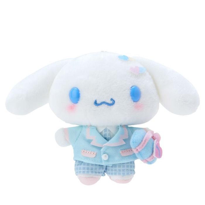 Hello Kitty Cinnamoroll Plush Mascot Keychain (Sanrio Academy Series) Blancas Azules | CL_HK83422