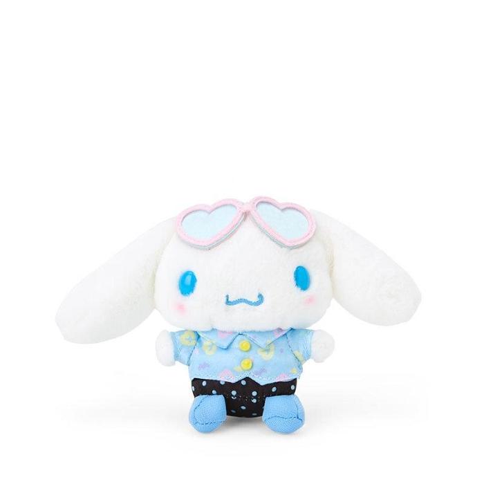 Hello Kitty Cinnamoroll Plush Mascot Keychain (Day at the Funfair Series) Blancas Azules | CL_HK35309