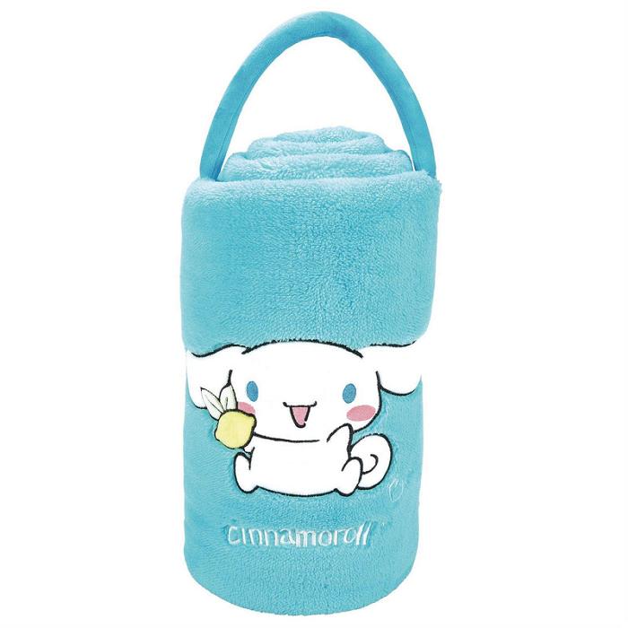 Hello Kitty Cinnamoroll SnowThrow Travel Blanket Azules | CL_HK31932